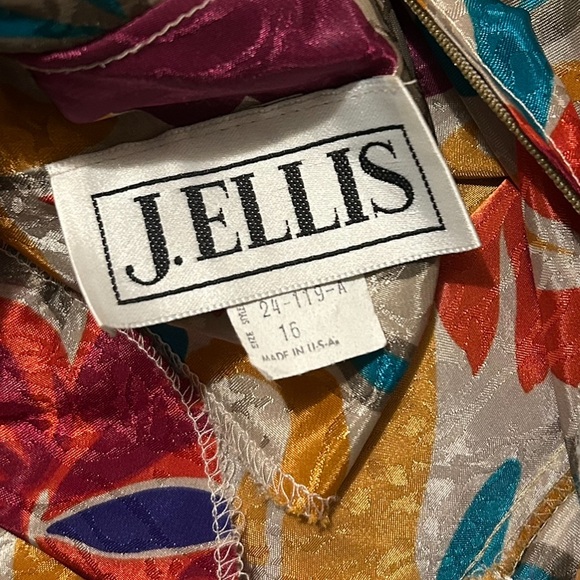 J. ELLIS Vintage Floral Long Sleeve Mock Neck Maxi Dress 16 - Picture 10 of 14